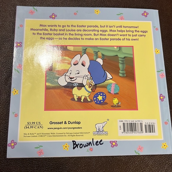 Maxes Easter, surprise, children’s book, Max, and Ruby. Nick junior book. - Picture 6 of 7